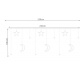 Lichtvorhang 138 LED USB kaltweiß KS19756