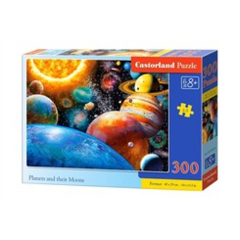 CASTORLAND Puzzle 300 Teile - Planeten und ihre Monde