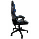 Aga Spielstuhl, Bürostuhl,Drehbarer Spielstuhl, Gamingstuhl, Racing Schreibtischstuhl,Chefsessel MR2080 Schwarz - Blau