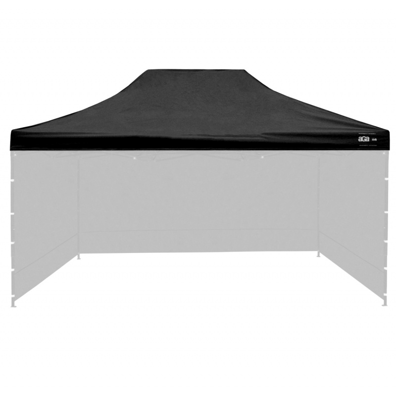 Aga Dach zum Verkaufsstand 3x4,5m Schwarz
