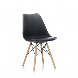 Aga Esszimmerstuhl MR2035B, Skandinavisch Design Küchenstühle Stuhl Schwarz