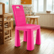 Doloni Kinderstuhl aus Kunststoff Rosa