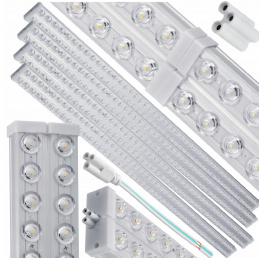 4x LED lampa NEPTUN  120cm - 72W - 7200lm - IP20 - 6000K - studená bílá