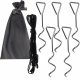 Strandzelt 190x120x90cm Trizand 20974 universal