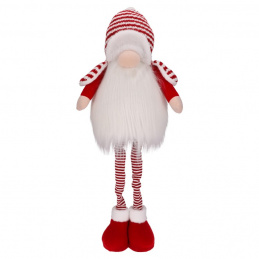 Skrzat świąteczny teleskopowe nogi świecący - 87 cm