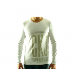 CALVIN KLEIN T-shirt cmp30r Blanc