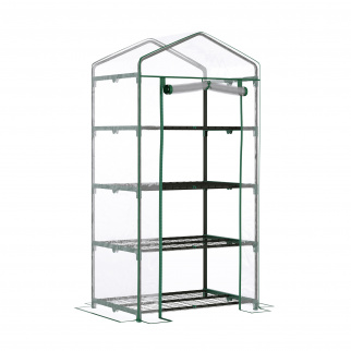 Linder Exclusiv Gewächshaus, Foliengewächshaus MC4303 160x69x50 cm