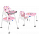 Aga Stillstuhl Hocker Stuhl 3in1 rosa