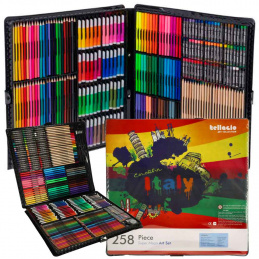 Aga Kunststoff-Malset im Koffer 258 Stück