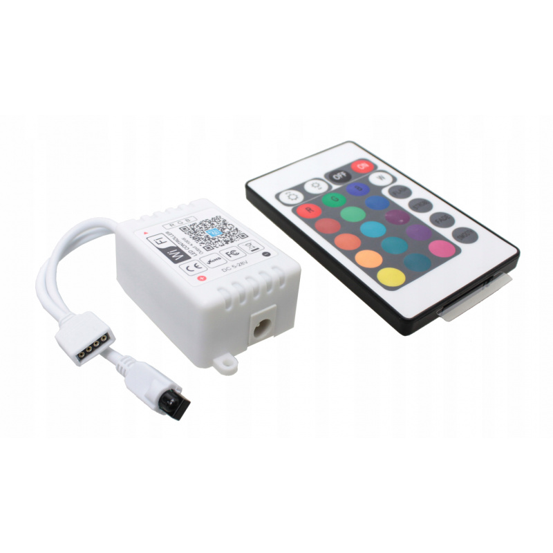 Fernbedienung + RGB-LED-Steuerung - WiFi - IR24 - 8A - 96W - Alexa