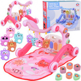 Mata edukacyjna Pchacz Zabawki Zestaw dla maluszka 3w1 ZA5403 uniwersalny