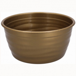 Osłonka na kwiatka doniczka złota - 24 cm