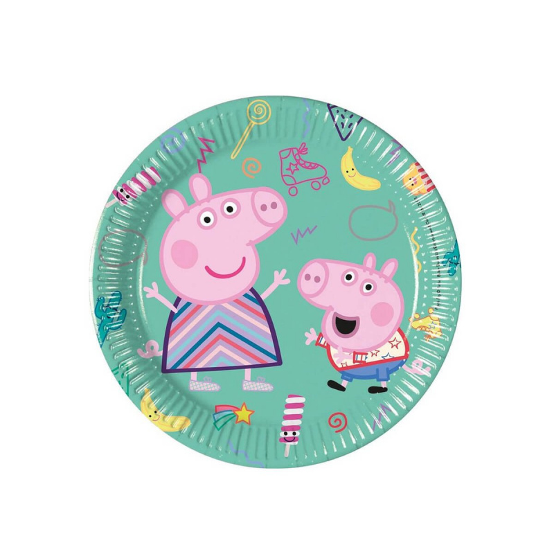 Peppa Pig Pappteller 20 cm 8 Stück