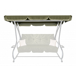 Aga Dach für Gartenschaukel GRANDLUX Olive 212x117cm