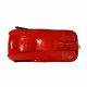 Aga Kinder Schlitten  DS493 Rot, Kinderschlitten aus Kunststoff, Stabiler Schneebob, Rodelschlitten für Kinder