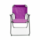 Linder Exclusiv Klappstuhl Oxford PO2600L Lila  – Campingstuhl & Angelstuhl, bis 100 kg, Faltbar Stuhl, Gartenstuhl