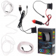 Oświetlenie ambientowe LED do samochodu / auta USB / 12V taśma 5m biała