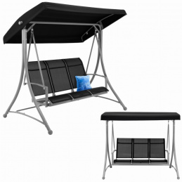 Huśtawka ogrodowa 3-osobowa wolnostojąca