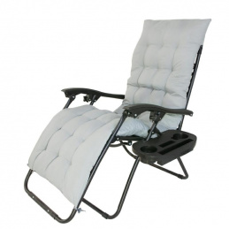 L66R3 LEŻAK OGRODOWY KRZESŁO + PODUSZKA