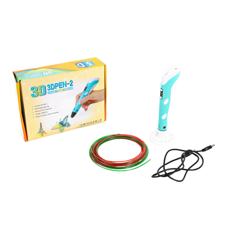 Aga 3D-Druckstift mit LCD Display + Nachfüllungset gratis