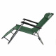 Aga Sonnenliege mit Fußteil DS713 Dunkelgrün, leicht & klappbar, Stahl - pulverbeschichtet, UV-beständig, Liegestuhl, Gartenstühle, Gartenliege, Relaxsessel mit Kopfpolster, Camping Garten Balkon
