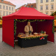 Aga Scherenstand 3x4,5m Rot