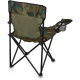 Linder Exclusiv Campingstuhl mit Getränkehalter, Anglersessel Camouflage