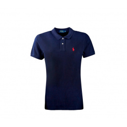 Ralph Lauren SKINNY-FIT Newport Marineblau Klein Pony Rot