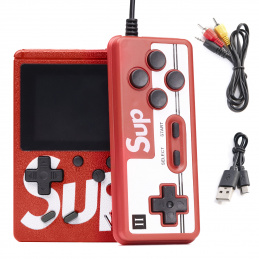 Aga Portable Mini-Spielkonsole Retro-Pad 400 Spiele rot