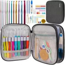 Häkelnadelset im Etui 85St. Ruhhy 19456