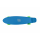 Darpeje Pennyboard Funbee Blau, 100kg Belastbar, Pennyboard, Longboard, Skateboard
