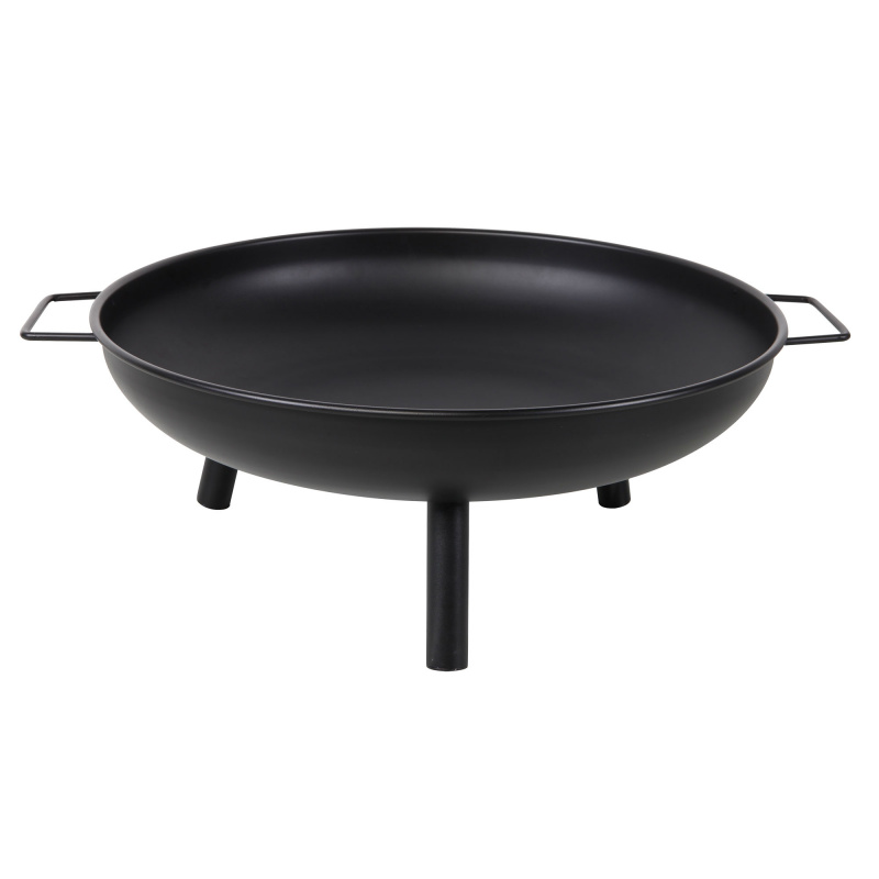 Linder Exclusiv Feuerschale, Feuerkorb, Feuerstelle Garten  Ø 80 cm mit Griffen