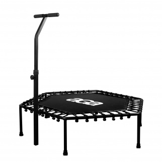 Aga FITNESS Trampolin 130 cm Schwarz + Griff Aga FITNESS Trampolin 130 cm Schwarz + Griff