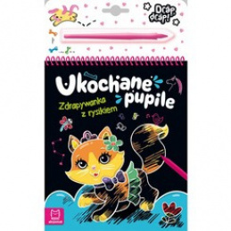 Aksjomat Kolorowa zdrapywanka z rysikiem Ukochane pupile. KS0654 uniwersalny