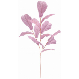 Roślina sztuczna Gałązka liści 98 cm wysokości różowy JAK ŻYWY
