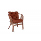 Aga Rattan-Garnitur BAHAMA Choco Brown