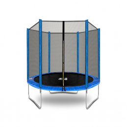 Aga SPORT TOP Trampolin,Gartentrampolin mit Sicherheitsnetz 180 cm Blau