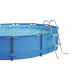 Bestway Poolleiter - Aufstellpools bis 84 cm – rutschfeste Stufen – stabile Metallkonstruktion – bis 150 kg  – universell einsetzbar - 58430