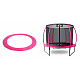 Aga Trampolin Randabdeckung mit innerem Netz 305 cm 10 ft Rosa, Randschutz, Trampolinzubehör, Federabdeckung für Trampolin