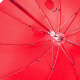 Aga Kinderschirm, Regenschirm, 50 cm Rot, Klappschirm mit Automatik-Öffnung, Stockschirm