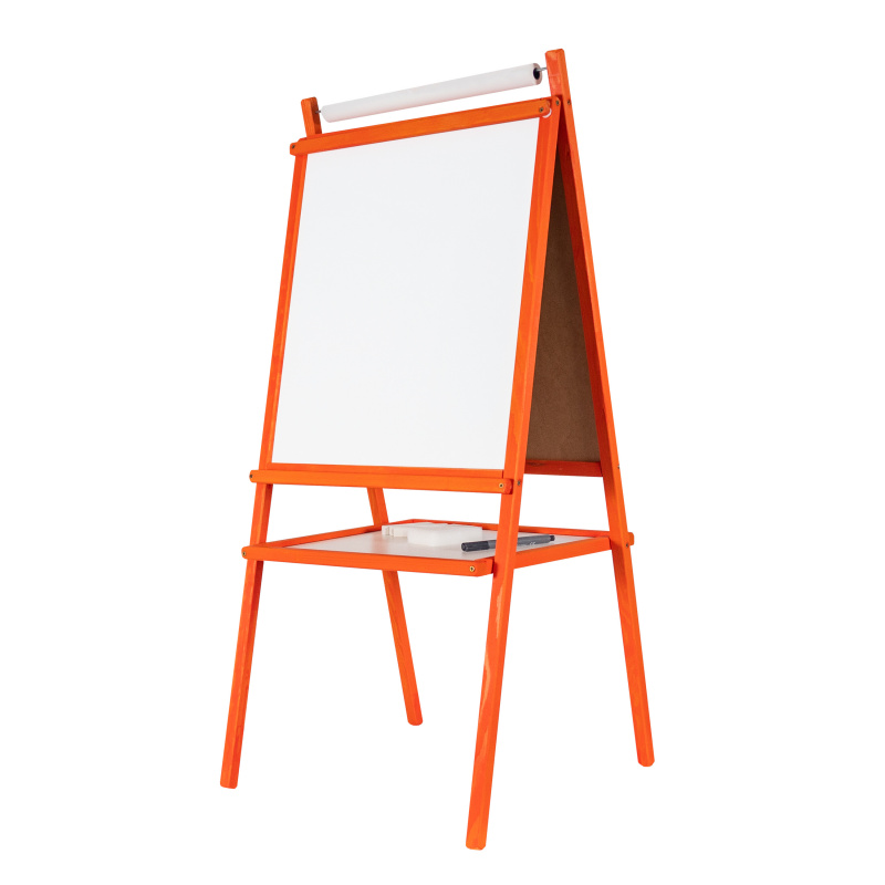 Aga4Kids Doppelseitiges Kinder-Magnettafel TEDDY MOP 4in1