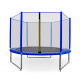 Aga SPORT PRO Trampolin 244 cm 8 ft Blau + Schutznetz