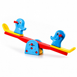 Aga4Kids Kinderschaukel Elefant, Doppelschaukel, Spielplatzschaukel für 2 Kinder – Gartenschaukel aus PE-Kunststoff, wetterfest, bis 25 kg, ab 3 Jahren
