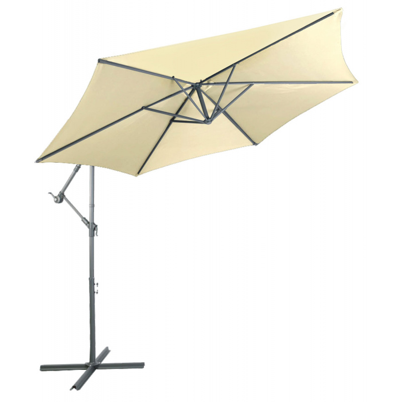 Linder Exclusiv Kippbarer Sonnenschirm MC2007 Ø 300 cm Beige