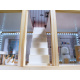 Aga MDF Holzpuppenhaus + Möbel 78cm schwarz LED