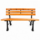 Linder Exclusiv Gartenbank 2-Sitzer Parkbank bis 240Kg Gartenmöbel Holzbank MC4411 120x57x70cm