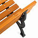 Linder Exclusiv Gartenbank 2-Sitzer Parkbank bis 240Kg Gartenmöbel Holzbank MC4411 120x57x70cm