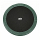 Aga SPORT TOP Trampolin, 244 cm 8 ft Dunkelgrün, Kindertrampolin, Gartentrampolin mit Sicherheitsnetz + Sicherheitsnetz + Leiter
