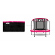 Aga-Sicherheitsnetz für Kindertrampolin 150 cm Pink Rosa