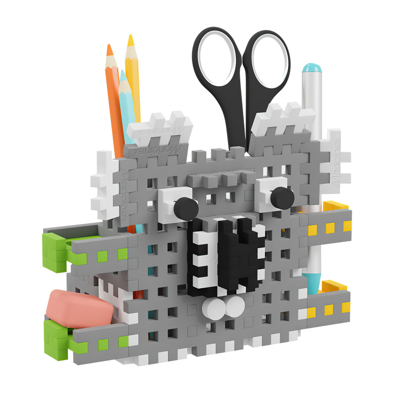 Marioinex Mini-Waffel Schreibtisch-Organizer Koala-Bär 70 Szt.